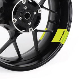 Resim Run Grafik Shop YAMAHA MT09 MOTORSİKLET JANT DETAY STİCKER 