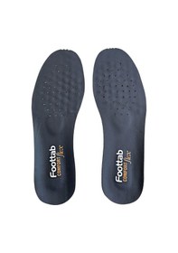 Resim Hakiki Deri Iç Taban Şok Emici Lateks Ayakkabı Tabanlığı Siyah 