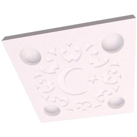 Resim Motifpiyer Tavan Spot Göbek tsg-52-ayyıldız-kare 