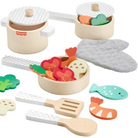 Resim Fisher-Price Ahşap Mutfak Seti HXT83 
