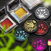 Resim 1 adet Lacquer Mühür Balmumu Boyama Macunu ile Flash Magic Ayna Tozu, Katı İnci Bitiş, DIY Balmumu Mühürleme Damga Malzemesi, 8 Renkte Mevcut 