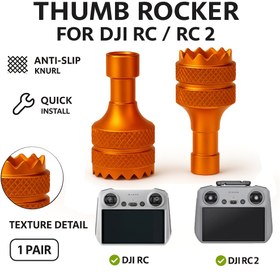 Resim DJI RC/RC 2 Kontrol Cihazı için Metal Başparmak Joystickleri, CNC Alüminyum Joystickler, Kaymaz Kavrama, Hızlı Kurulum, Dokulu Tutuş, Mini 3 Pro/Mini 4 Pro/Air 3/Mini 2 ile Uyumlu, Çok Amaçlı Oyun Aksesuarları, Pil Gerektirmez, Oyun Joystickleri | Dokulu Tutuş Joystickleri | Dayanıklı Oyun Joystickleri, Telefon için Oyun Joystickleri 