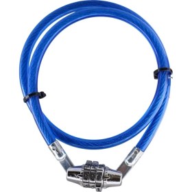 Resim Bisiklet Halat Zincir Kilidi 65 cm Çelik Kilit Çap 7 mm Ø Hırsız Önleme Güvenlik 1 Adet 