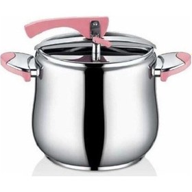 Resim Inter Çelik Düdüklü Tencere 10 L - Pembe 