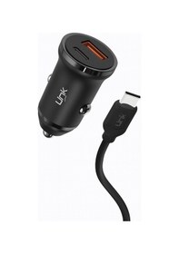 Resim Linktech C485 Eco Çevre Dostu With Lightning Cable Dual Pd 20w Araç Şarj Aleti 