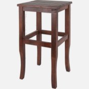 Resim Hestia Ahşap Tabure Ceviz 60 cm 