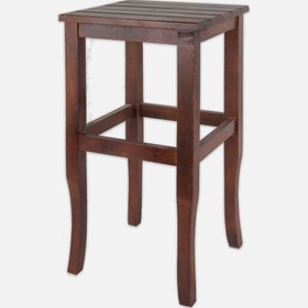 Resim Hestia Ahşap Tabure Ceviz 60 cm 