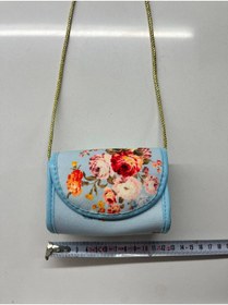 Resim İYİGÜN Çiçek Desenli Vintage Görünümlü Mini Kız Çocuk Omuz Çantası 