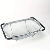 Resim Dashanshop Teleskopik Sebze Meyve Filesi Ve Paslanmaz Çelik Lavabo Süzek Rv Mutfak Aksesuarı 