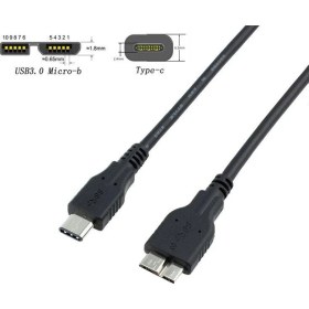 Resim Platoon Type-C USB 3.0 HDD Kablosu 1 mt 