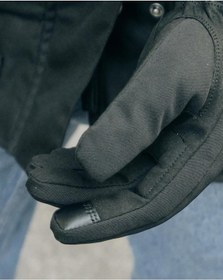 Resim Oj Upload Siyah Kışlık Motosiklet Eldiveni 