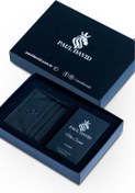 Resim Paul David Hediyelik Set Özel Erkek Edp Parfüm Ve Siyah Deri Kartlık - E-051 