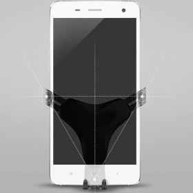 Resim Pazariz Araç Içi Telefon Tutucu - Gold Realme X50 Uyumlu 