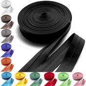 Resim 10m/10.9yard Geniş 1.5cm Polyester Kenar Bant, 20% 80% Polyester, Giyim ve Ev Tekstili Dekorasyonu için Dikiş Bağlama Kurdelesi, Giyim Bitirme için Dayanıklı Kenar Şeridi 