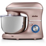 Resim Simfer Şefim Stand Mikser 5,5L 1400W Rosegold 