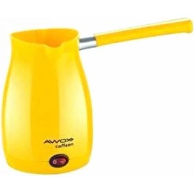 Resim Marsilyan AWOX CAFFEEN SARI ELEKTRİKLİ CEZVE TÜRK KAHVESİ MAKİNESİ PLASTİK ÇİFT AĞIZ 0.4LT - 5 FİNCAN 1000W (K95) 