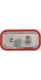 Resim Kayalar Silikonlu Gastronorm Küvet Kapağı, Gn 1/1, 530X325 mm 