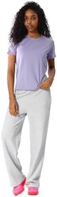 Resim Mira Kadın Beyaz Mor Antrenman T-Shirt 25KK1046-LIL 