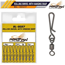 Resim Portfish BL-3027 Hızlı Değişim Fırdöndüsü No:8 