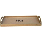 Resim Ahşap Dikdörtgen Uzun Tepsi 52X22Cm T725 