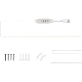 Resim Symbee Bitki Büyüme Işığı Şeridi: 4 Seviye Parlaklık & 3/9/12 Saat Zamanlayıcı, Pembe-mor Spektrum, Fotosentez Ve Renklenmeyi Teşvik Eden Usb Bitki Işığı 100cm Gösterildiği Gibi 