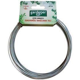 Resim Gardener 3115 Galvanizli Çok Amaçlı Bağlama Teli 1,5mmx12m 