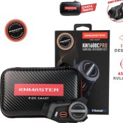 Resim Knmaster KN1600C PRO Kameralı Motosiklet Bluetooth Intercom Kulaklık Seti 