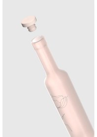 Resim Renga Rosie 250 Ml Sablaj Desenli Hena Tıpalı Cam Yağlık 152094 Bej 