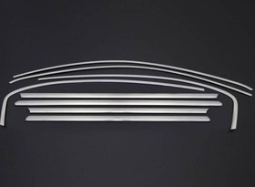 Resim OMSA Fiat Egea Cross Krom Cam Çerçevesi Taşlı 8 Parça 2020 ve Sonrası 