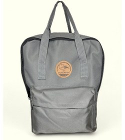 Resim Me-vo Unisex Geniş Hacimli, 2 Gözlü , Gizli Cepli Laptop, Okul, Seyahet, Günlük Kullanım Sırt Çantası Gri 