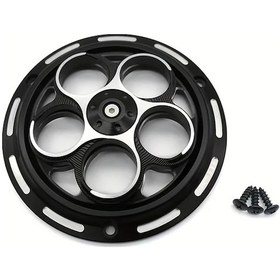 Resim Tongdashop Sprint Primavera 150 2013-2021 Siyah Cnc Döner Soğutucu Fan Kapağı - Motor Soğutma Koruyucu 