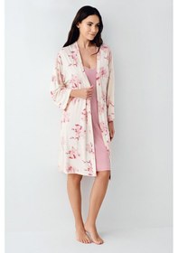 Resim Pierre Cardin Kadın Pembe Sabahlık Pc9057-s-v1 Pembe 