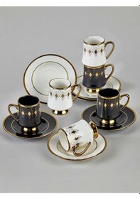 Resim Neva N3500 Magro 6 Kişilik Kahve Fincan Takımı 90 Ml 