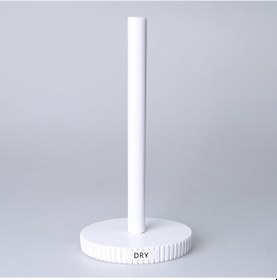 Resim Grooved Tuvalet Kağıtlığı Beyaz 