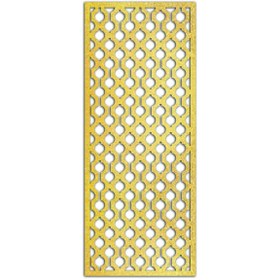 Resim Liar Dekor Liar Ahşap Seperatör (Paravan) - KSP-210 - (18 mm) - (100 cm x 210 cm) - (Gold) 