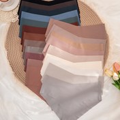 Resim 21 adet Kadın Rahat Düz Renkli Külot - Zarif Minimalist Tasarım, Yumuşak Nefes Alabilen Kumaş, Çeşitli Renkler (Siyah, Kahverengi, Mavi, Yeşil, Kırmızı, Pembe, Bej) Günlük Giyim, Rahat İç Çamaşırı, Minimalist Tarz, Pürüzsüz Dokuma 
