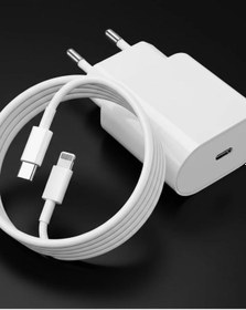 Resim Apple Uyumlu iPhone 13 12 11 Xr Xs X Se 2022 2020 20w Lightning Şarj Cihazı, 