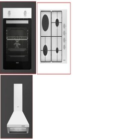 Resim Arçelik Beyaz Ankastre Set(AFM130B-OXLD611EB-P27YB) 
