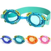Resim Dm Ruıhe Çocuk Sevimli Karikatür Su Geçirmez Buğu Önleyici Yüzme Gözlüğü Yeşil Renk Çok Renkli 