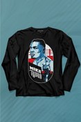 Resim Kendim Seçtim Mike Tyson Boks Box Spor Kral Ring Uzun Kollu Tişört Baskılı T-shirt 