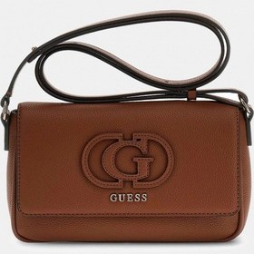 Resim Guess Isola Dönüştürülebilir Kapaklı Çapraz Askılı Kadın Kahverengi Omuz Çantası Hwbg9905210-cog 