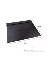 Resim Sümen Masaüstü Tekli Toplantı Odası,otel Odası Ve Resepsiyon Sümeni Desk Pad Vegan 35x45 Cm.,siyah 