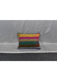 Resim Zehra Abla Halı Yeni El Dokuma Dekoratif Kilim Kırlent Yastık Kılıfı 6228 