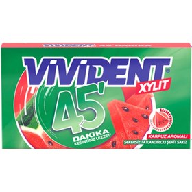 Resim Vivident Xylit 45 Dakika Karpuz Aromalı Sakız 26 gr - Gratis 