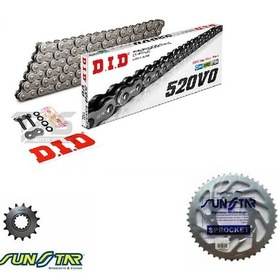 Resim Honda Nc 750 S Dct Uyumlu Zincir Dişli Set Dıd Oring-Sunstar (512669208) 