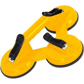 Resim Sgs SGS946 120 Kg Üçlü Vantuz Cam Granit Seramik Laminat Ahşap Ayna Taşıma Vantuzu 