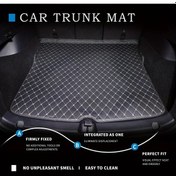 Resim Honeybeeshop Byd King Ev 2022-2025 Siyah Beyaz Çizgi Bagaj Klima Matı Dayanıklı Kaplama Kolay Temizleme 