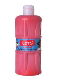 Resim Lets Akrilik Boya 500 Ml. Kırmızı L-5303 