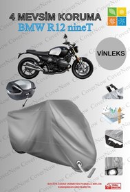 Resim AutoEN BMW R12 NİNET VİNLEKS (PREMİUM) ARKA ÇANTA KİLİT UYUMLU MOTOR BRANDASI LÜKS KALİTE-GRİ 