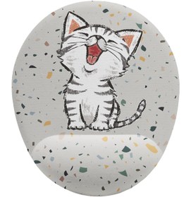 Resim iF Dizayn Minik Sevimli Kedi Bilek Destekli Mouse Pad 